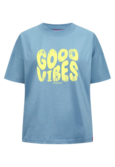 salzhaut - LEEV - GOOD VIBES Damen Relaxed-Fit - Hamburg - Rundhals - T-Shirt - 12 - #farbe_ice-blue