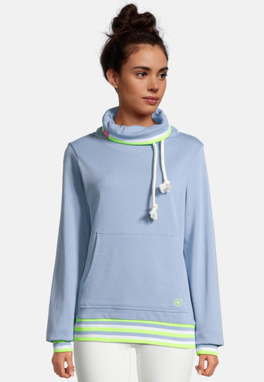 salzhaut - LEPEL Damen Oversized - Rollkragen - Sweatshirt - Turtleneck - 6 - #farbe_ice-blue