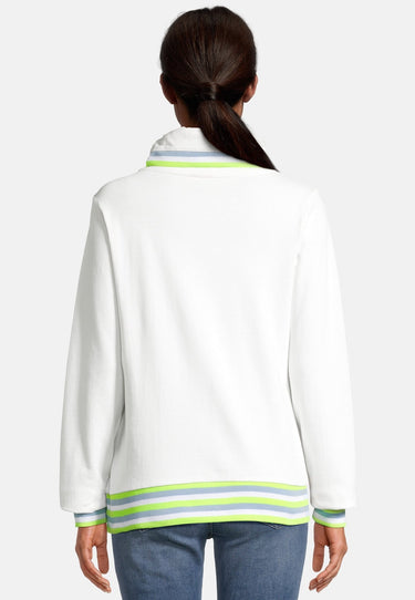 salzhaut - LEPEL Damen Oversized - Rollkragen - Sweatshirt - Turtleneck - 4 - #farbe_offwhite