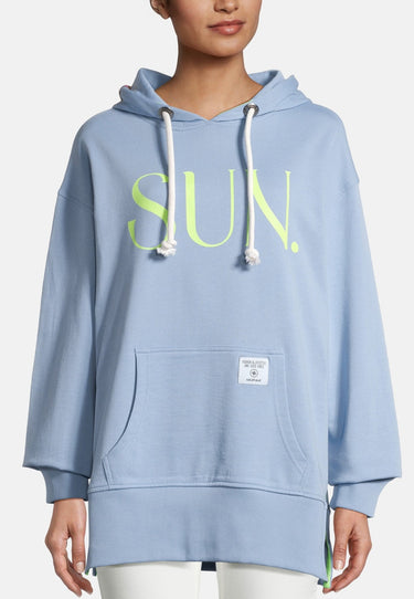 salzhaut - LIENJE Damen Oversized - Hoodie - Kapuzenpullover - Langarmshirt - 3 - #farbe_ice-blue