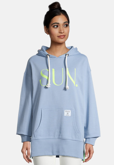 salzhaut - LIENJE Damen Oversized - Hoodie - Kapuzenpullover - Langarmshirt - 1 - #farbe_ice-blue