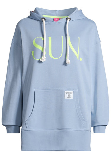 salzhaut - LIENJE Damen Oversized - Hoodie - Kapuzenpullover - Langarmshirt - 2 - #farbe_ice-blue