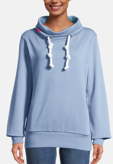 salzhaut - Loff Damen Relaxed-Fit - Hoodie - Langarmshirt - Longsleeve - 3 - #farbe_ice-blue