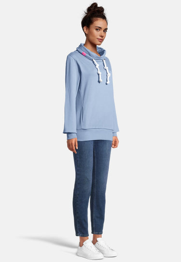 salzhaut - Loff Damen Relaxed-Fit - Hoodie - Langarmshirt - Longsleeve - 5 - #farbe_ice-blue