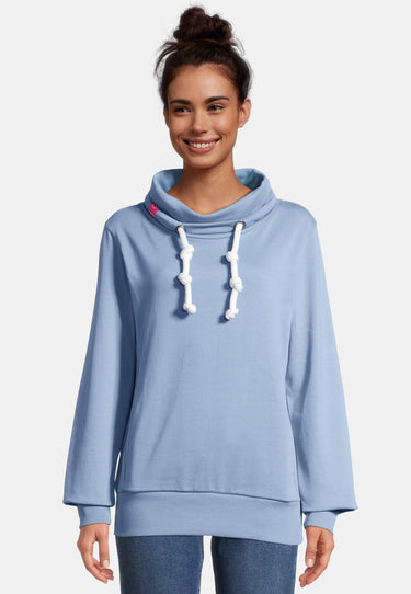 salzhaut - Loff Damen Relaxed-Fit - Hoodie - Langarmshirt - Longsleeve - 1 - #farbe_ice-blue