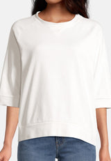 Salzhaut - LÖÖG Damen Oversized - Reduziert - Rundhals - Sweatjacke - 3 - #farbe_unbekannt