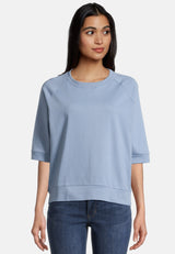 Salzhaut - LÖÖG Damen Oversized - Reduziert - Rundhals - Sweatjacke - 6 - #farbe_ice-blue