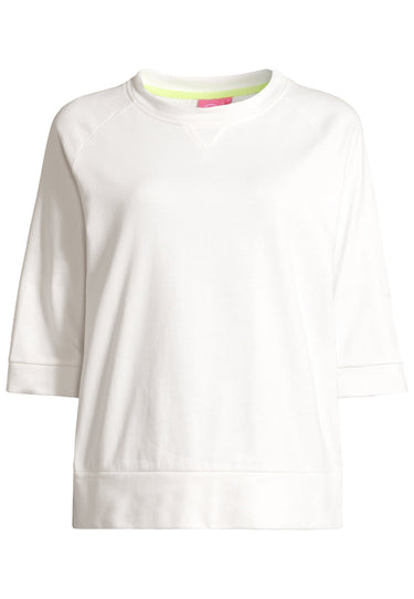 salzhaut - LÖÖG Damen Oversized - Rundhals - Sweatjacke - Sweatshirt - 2 - #farbe_offwhite