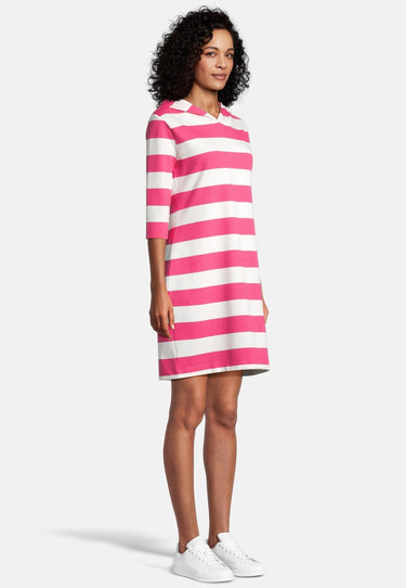 salzhaut - LÖÖVSTICK Damen Oversized - Hoodie - Hoodiekleid - Kapuze - 10 - #farbe_offwhite-pink