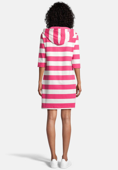 salzhaut - LÖÖVSTICK Damen Oversized - Hoodie - Hoodiekleid - Kapuze - 9 - #farbe_offwhite-pink