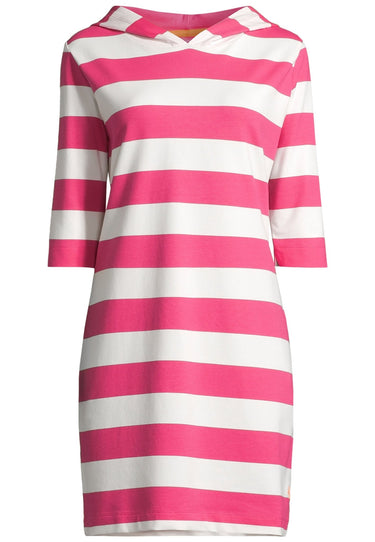 salzhaut - LÖÖVSTICK Damen Oversized - Hoodie - Hoodiekleid - Kapuze - 7 - #farbe_offwhite-pink