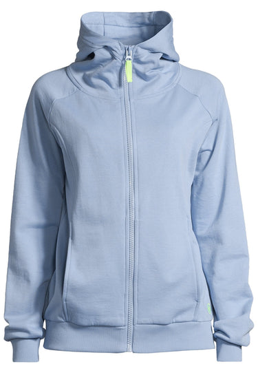 salzhaut - LÖSEN Damen Oversized - Hoodie - Kapuzenpulli - Sweatjacke - 12 - #farbe_ice-blue