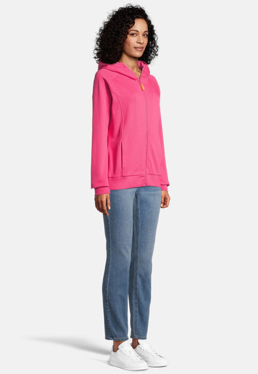 salzhaut - LÖSEN Damen Oversized - Hoodie - Kapuzenpulli - Sweatjacke - 10 - #farbe_pink