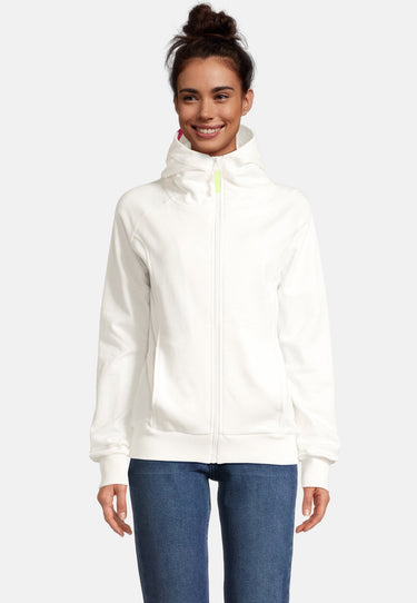 salzhaut - LÖSEN Damen Oversized - Hoodie - Kapuzenpulli - Sweatjacke - 1 - #farbe_offwhite