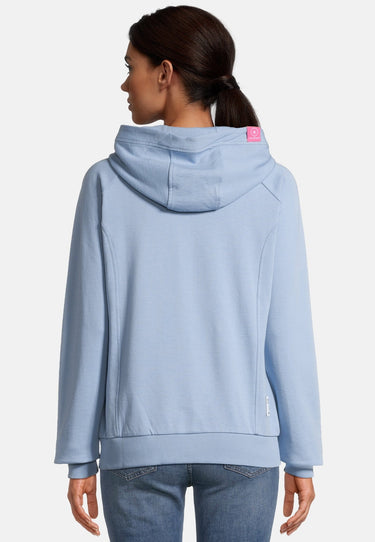 salzhaut - LÖSEN Damen Oversized - Hoodie - Kapuzenpulli - Sweatjacke - 14 - #farbe_ice-blue