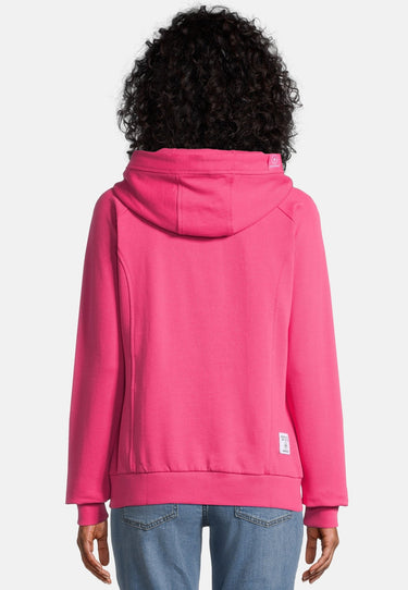 salzhaut - LÖSEN Damen Oversized - Hoodie - Kapuzenpulli - Sweatjacke - 9 - #farbe_pink