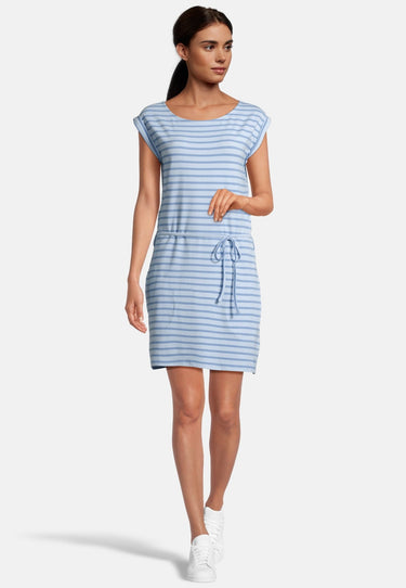 salzhaut - LUUR Damen normale Passform - Kleid - ringel - Ringelkleid - 1 - #farbe_ice-blue