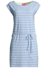 Salzhaut - LUUR Damen normale Passform - Kleid - Reduziert - ringel - 2 - #farbe_ice-blue
