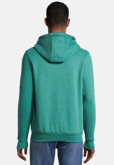 salzhaut - MAKKER Herren normale Passform - Hamburg - Sweatjacke - Ärmeleinsatz - 4 - #farbe_bottle-green