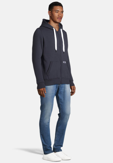 salzhaut - MAKKER Herren normale Passform - Hamburg - Sweatjacke - Ärmeleinsatz - 15 - #farbe_navy