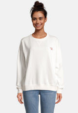 salzhaut - Meihoop Damen Sweatshirt Relaxed-Fit - adenauer & co - Anker - Backprint - 1 - #farbe_Offwhite