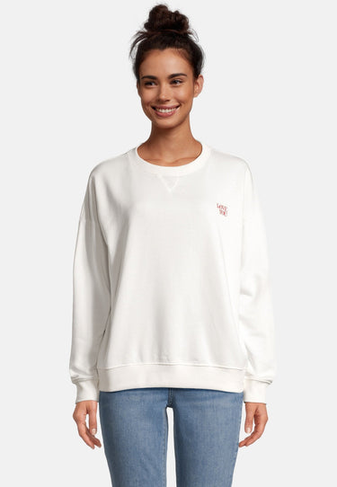 salzhaut - Meihoop Damen Sweatshirt Relaxed-Fit - adenauer & co - Anker - Backprint - 1 - #farbe_Offwhite