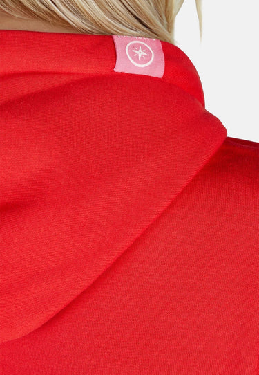 Salzhaut - MÖÖV KLEID Damen Leicht tailliert - Hoodiekleid - Kleid - kuschelig - 31 - #farbe_red