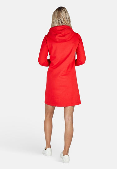 Salzhaut - MÖÖV KLEID Damen Leicht tailliert - Hoodiekleid - Kleid - kuschelig - 29 - #farbe_red