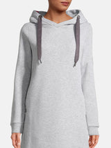 salzhaut - MÖÖV KLEID Damen Knielanges Kleid (Midi) Leicht tailliert - adenauer & co - Basic - 33 - #farbe_Grey Melange