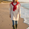 salzhaut - MÖPPKES Damen Kurzes Kleid (Mini) Oversized - adenauer & co - Anker - Basic - 7 - #farbe_Offwhite-Camel