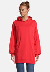 Salzhaut - MÖHL Damen Oversized - Hoodie - Kapuzenpullover - Langarmshirt - 6 - #farbe_chilli-red