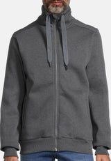 Salzhaut - MOOL Herren normale Passform - Rollkragen - Sweatjacke - Turtleneck - 15 - #farbe_anthra