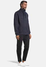 Salzhaut - MOOL Herren normale Passform - Rollkragen - Sweatjacke - Turtleneck - 11 - #farbe_navy