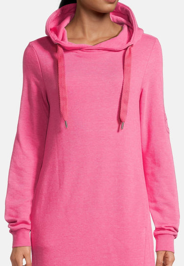 salzhaut - MÖÖV Damen Leicht tailliert - Hamburg - Hoodiekleid - Kleid - 3 - #farbe_pink