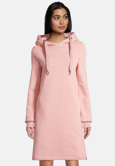 salzhaut - MÖÖV KLEID Damen Leicht tailliert - Hoodiekleid - Kleid - kuschelig - 6 - #farbe_pearl