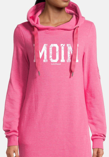 salzhaut - MÖÖV - MOIN Damen normale Passform - Hamburg - Hoodiekleid - Kleid - 3 - #farbe_pink