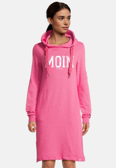 salzhaut - MÖÖV - MOIN Damen normale Passform - Hamburg - Hoodiekleid - Kleid - 1 - #farbe_pink