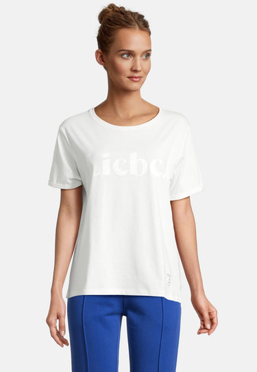 salzhaut - MORATZ Damen Leicht tailliert - Damen - Frontprint - love - 6 - #farbe_offwhite