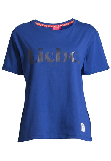 salzhaut - MORATZ Damen Leicht tailliert - Damen - Frontprint - love - 12 - #farbe_ultramarine