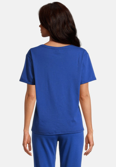 salzhaut - MORATZ Damen Leicht tailliert - Damen - Frontprint - love - 14 - #farbe_ultramarine