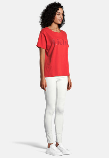 salzhaut - MORATZ Damen Leicht tailliert - Damen - Frontprint - love - 5 - #farbe_chilli-red