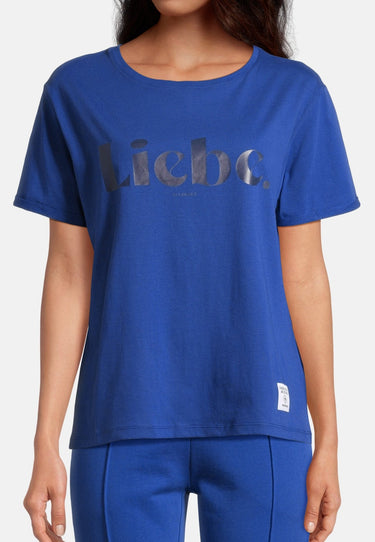 salzhaut - MORATZ Damen Leicht tailliert - Damen - Frontprint - love - 13 - #farbe_ultramarine