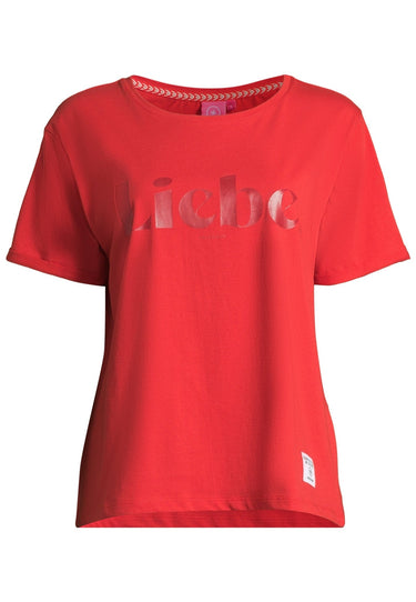 salzhaut - MORATZ Damen Leicht tailliert - Damen - Frontprint - love - 2 - #farbe_chilli-red