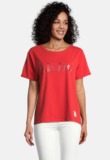 salzhaut - MORATZ Damen Shirt Leicht tailliert - adenauer & co - Anker - Basic - 7 - #farbe_Chilli Red