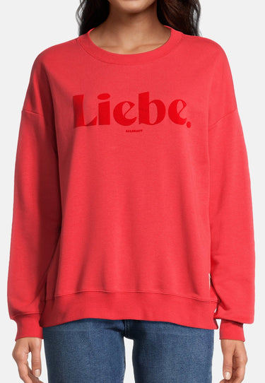 salzhaut - MUDDERHUS Damen Oversized - Damen - Frontprint - Sweatshirt - 3 - #farbe_chilli-red