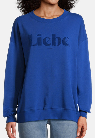 salzhaut - MUDDERHUS Damen Oversized - Damen - Frontprint - Sweatshirt - 13 - #farbe_ultramarine
