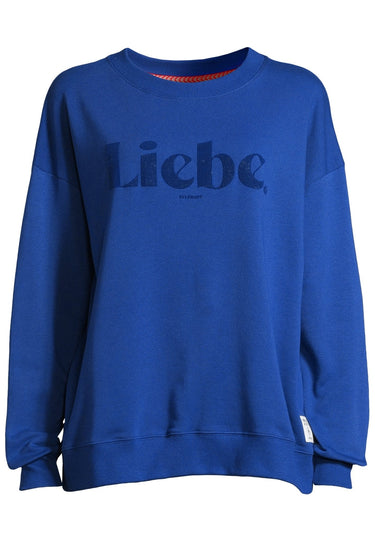 salzhaut - MUDDERHUS Damen Oversized - Damen - Frontprint - Sweatshirt - 12 - #farbe_ultramarine
