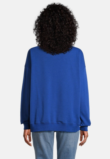 salzhaut - MUDDERHUS Damen Oversized - Damen - Frontprint - Sweatshirt - 14 - #farbe_ultramarine