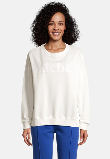 salzhaut - MUDDERHUS Damen Oversized - Damen - Frontprint - Sweatshirt - 6 - #farbe_offwhite