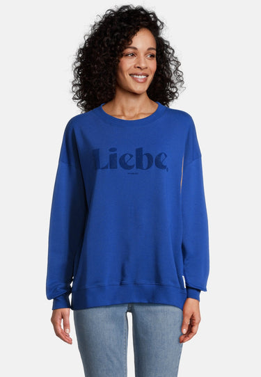 salzhaut - MUDDERHUS Damen Oversized - Damen - Frontprint - Sweatshirt - 11 - #farbe_ultramarine